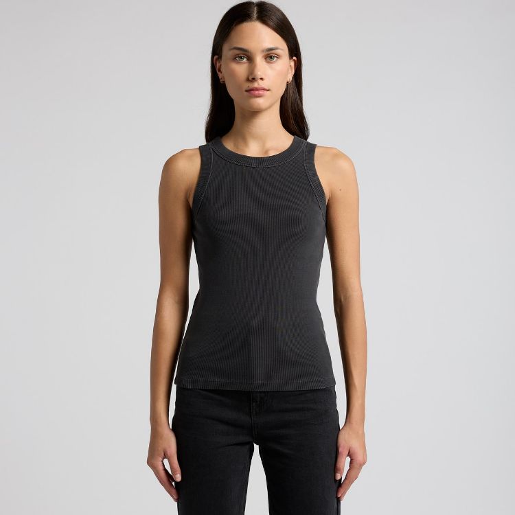 Picture of Wo's Faded Organic Rib Tank