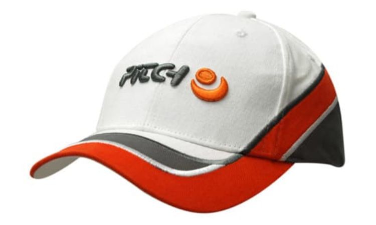 Picture of Brushed Heavy Cotton with Inserts/Embroidery on Crown & Peak