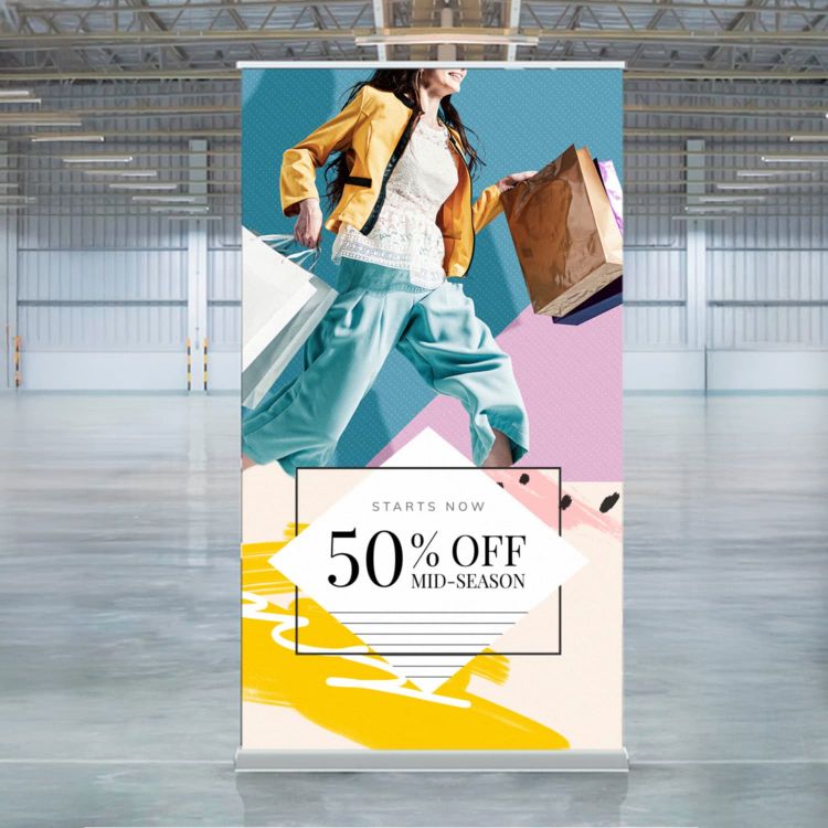 Picture of Luxury Pull Up Banner Wide