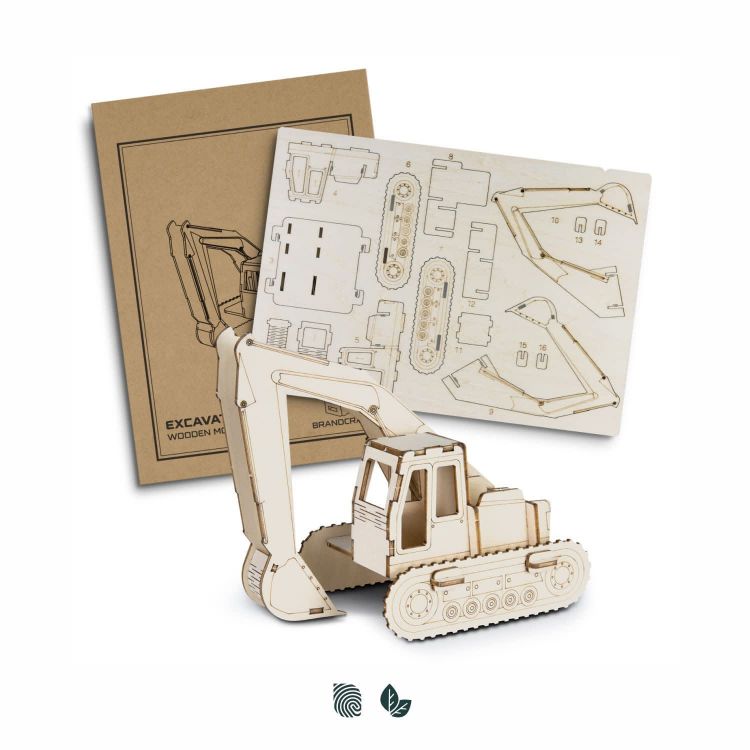 Picture of BRANDCRAFT Excavator Wooden Model
