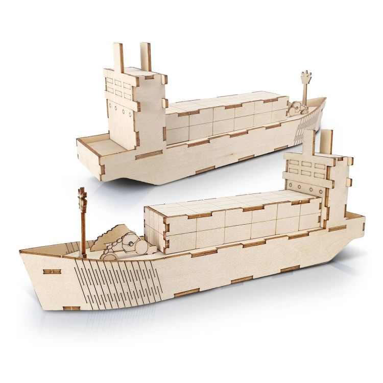 Picture of BRANDCRAFT Cargo Ship Wooden Model