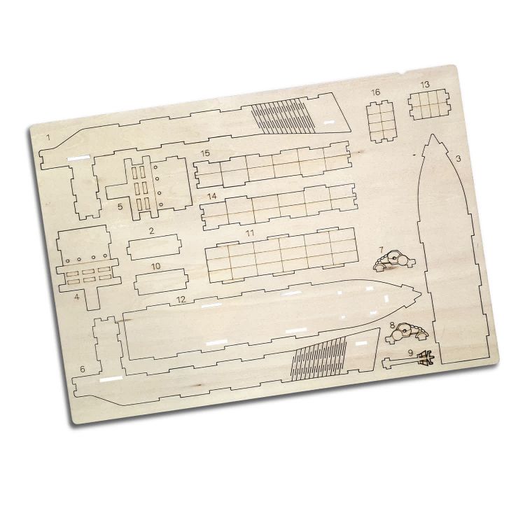 Picture of BRANDCRAFT Cargo Ship Wooden Model