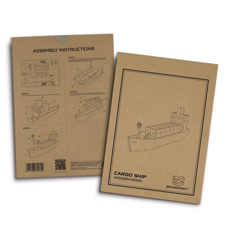 Picture of BRANDCRAFT Cargo Ship Wooden Model
