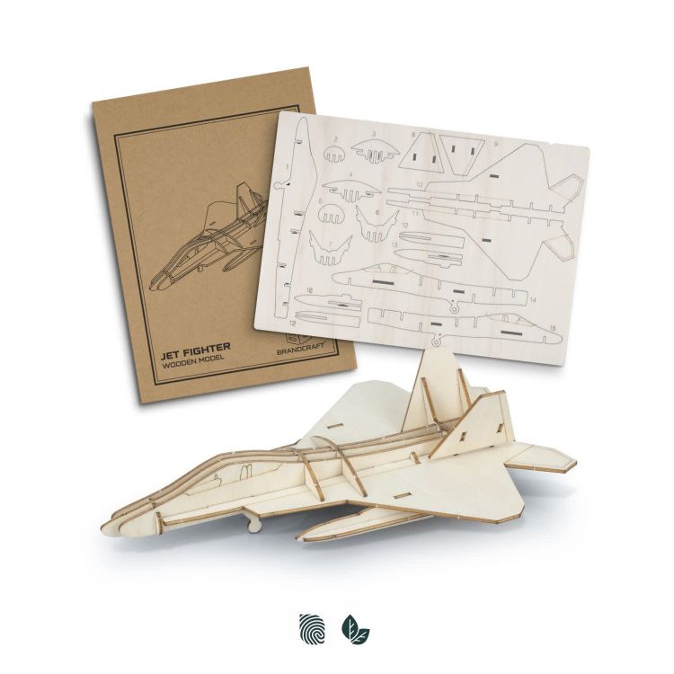 Picture of BRANDCRAFT Jet Fighter Wooden Model