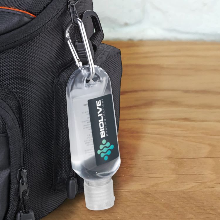 Picture of Carabiner Hand Sanitiser 55ml