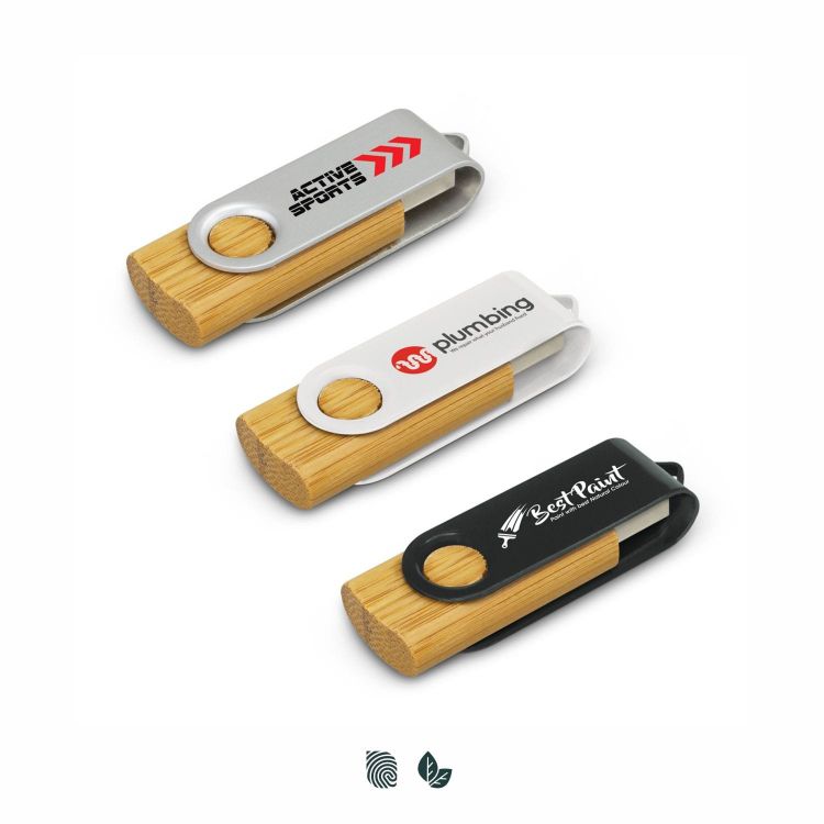 Picture of Helix 4GB Bamboo Flash Drive