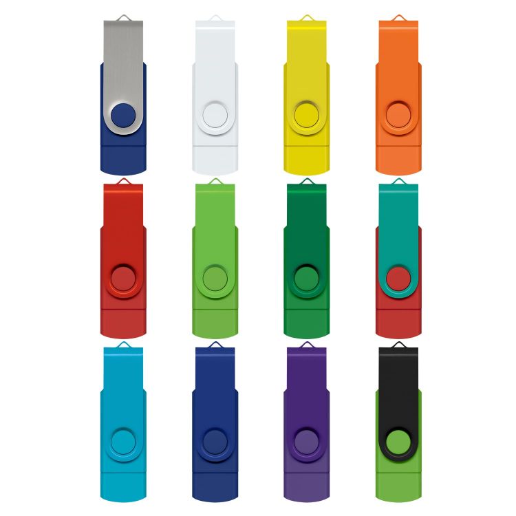 Picture of Helix 8GB Dual Flash Drive