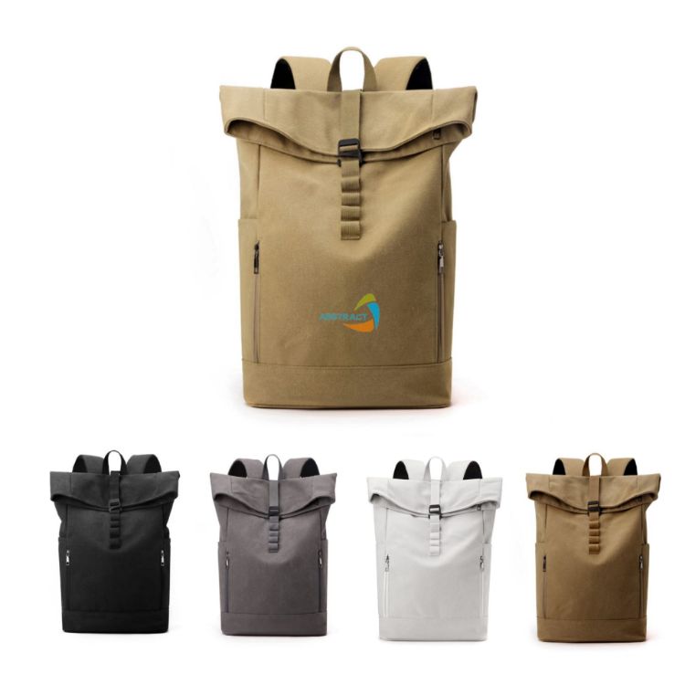 Picture of Canvas Roll Top Vintage Backpack