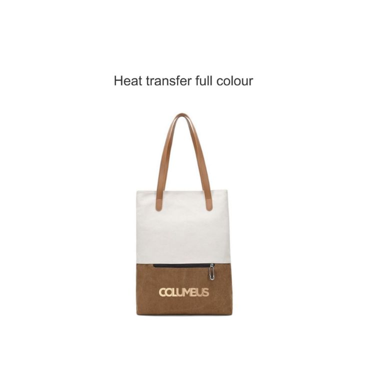 Picture of Convertible Canvas Backpack to Tote Bag