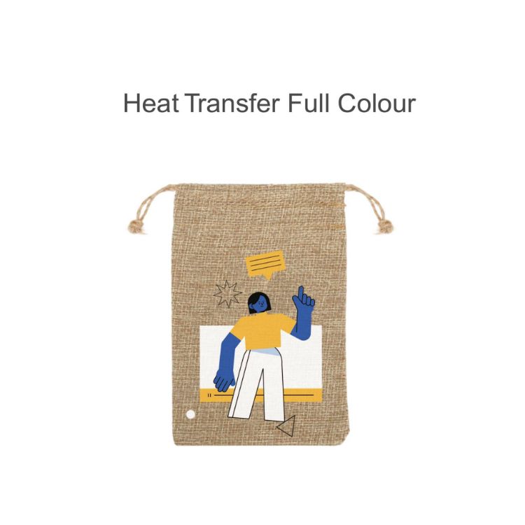 Picture of Linen Drawstring Gift Bags