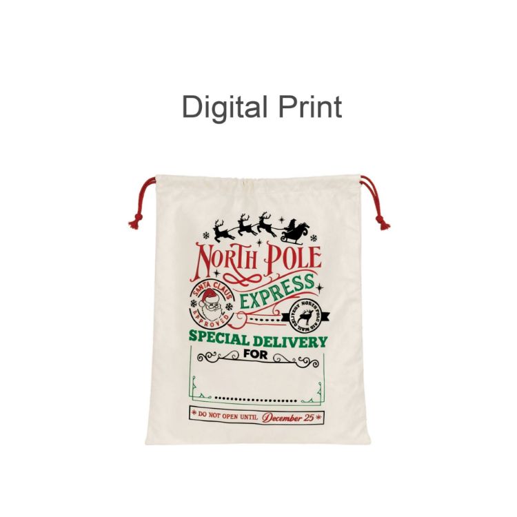Picture of Flax Linen Drawstring Bags