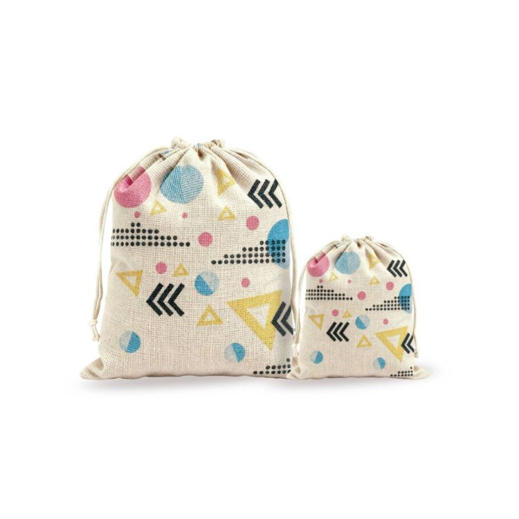Picture of Cotton Linen Drawstring Bags