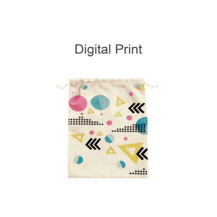 Picture of Cotton Linen Drawstring Bags
