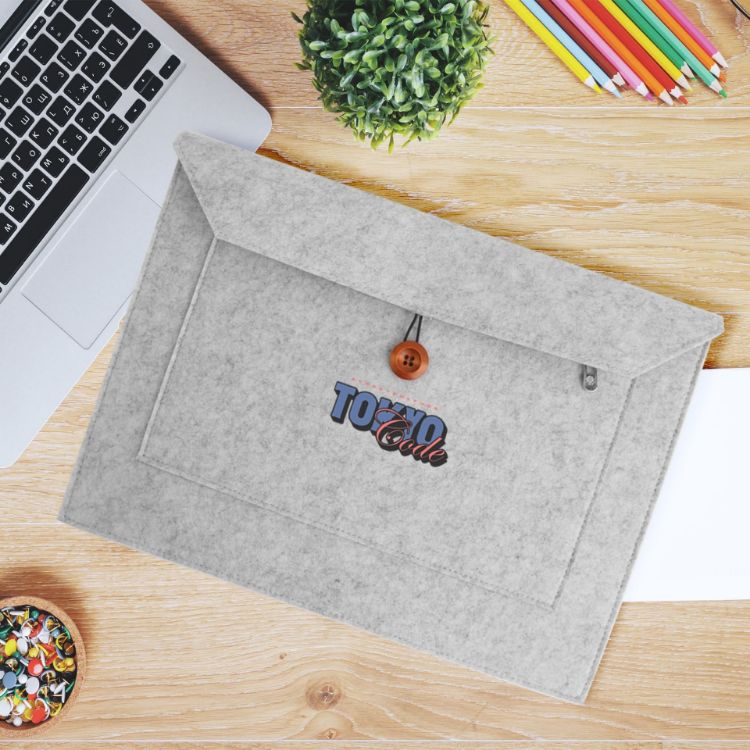 Picture of RPET Custom Felt Laptop Bag