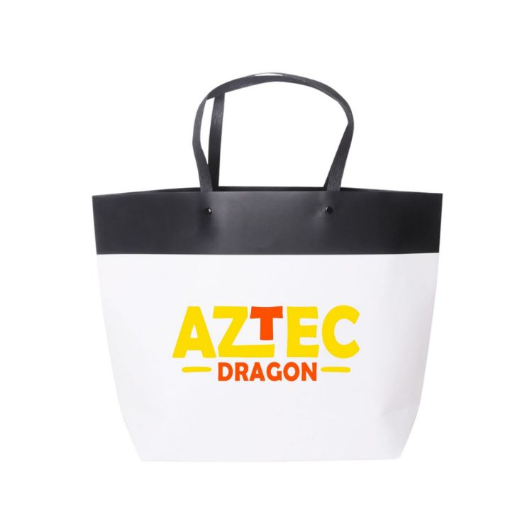 Picture of Small Black&White Boutique Paper Bag(330 x 250 x 80mm)