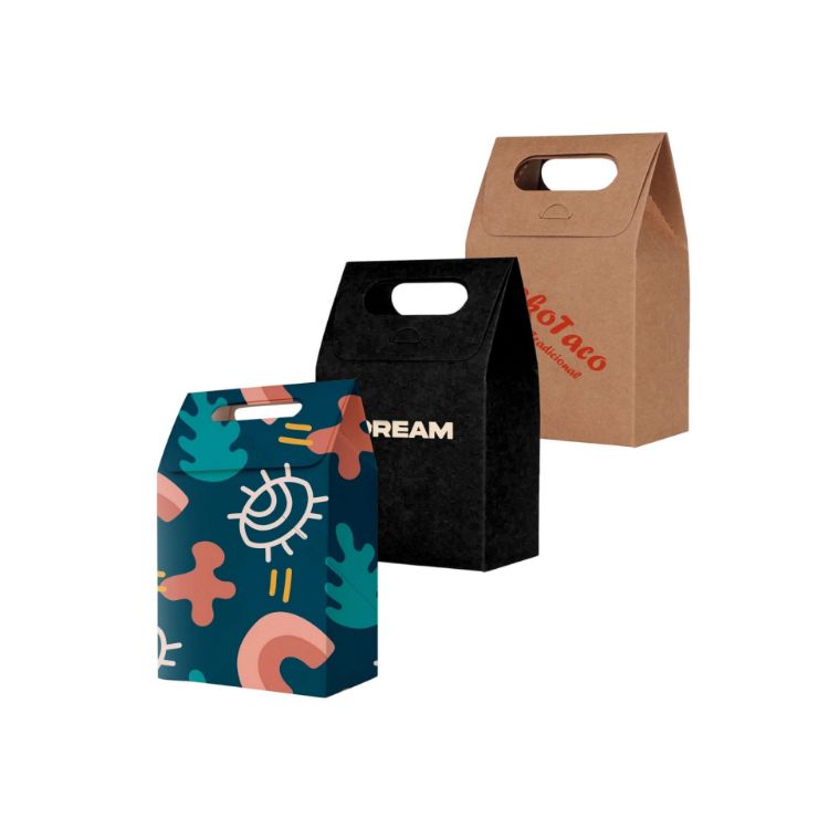 Picture of Die cut Handle Bag(100x160x60mm)