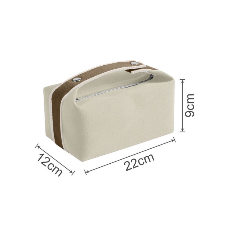 Picture of Portable Canvas Cosmetic Bag