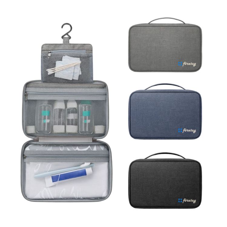 Picture of Portable Hanging Travel Toiletry Bag