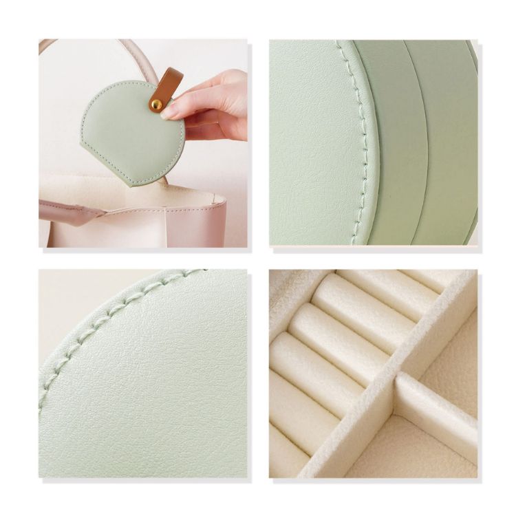 Picture of Small Portable PU Leather Jewellery Box