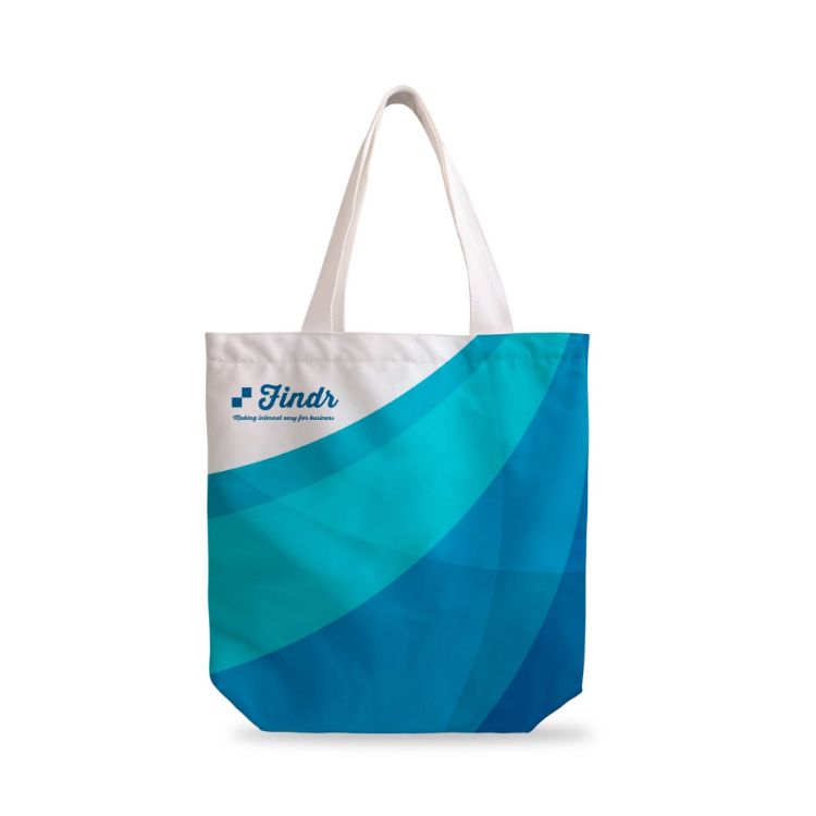 Picture of Velvet Tote Bag-Full colour both side