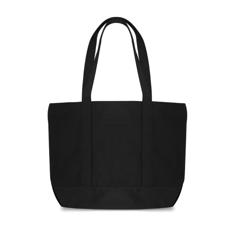Picture of Canvas Zippered Tote Shoulder Bag