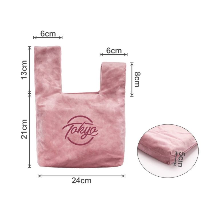 Picture of Velvet Knot Wrist Bag