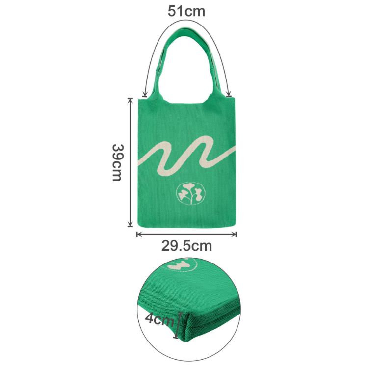 Picture of Large Capacity Knitted Shoulder Bag