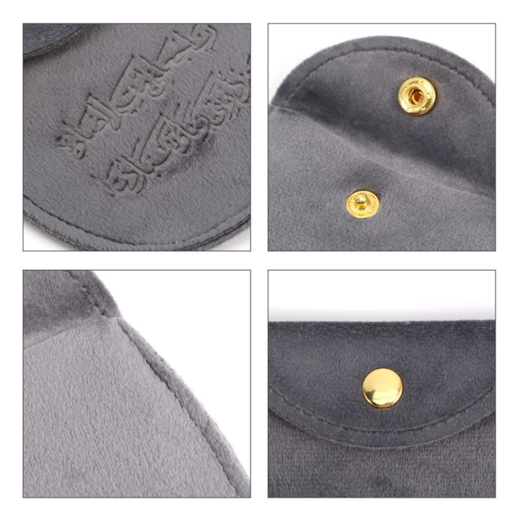 Picture of Oval Velvet Jewellery Pouch
