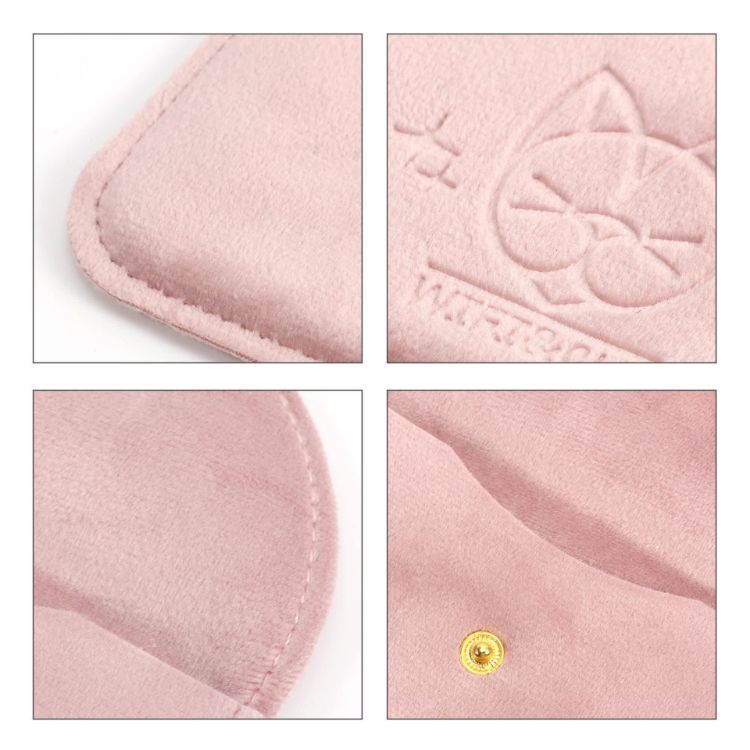 Picture of Square Velvet Jewellery Pouch