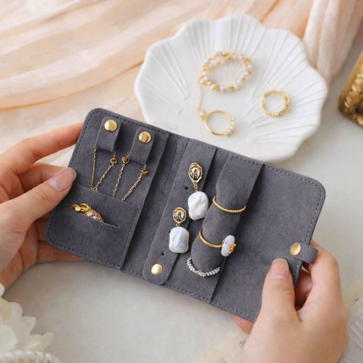 Picture of Synthetic Leather Jewellery Bag