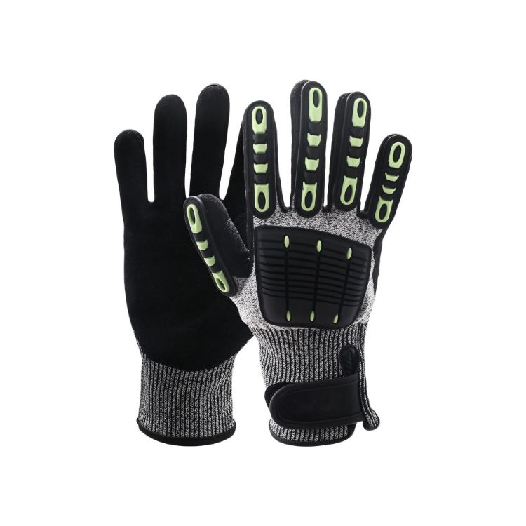 Picture of Heavy Duty Safety Work Gloves With Wrist Lock & Palm Guard