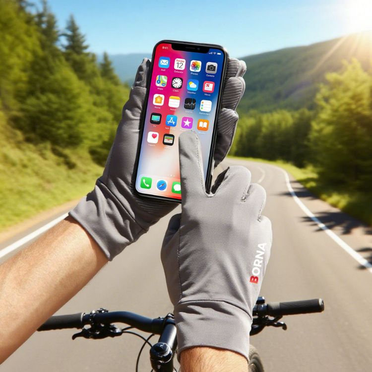Picture of Sun Protective Touchscreen Full Finger Gloves