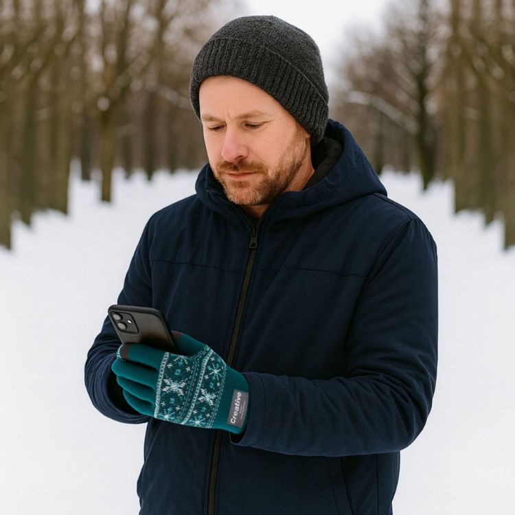 Picture of Adults Jacquard Gloves
