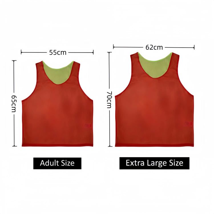 Picture of 100% Polyester Mesh Sublimated Reversible Training Bib