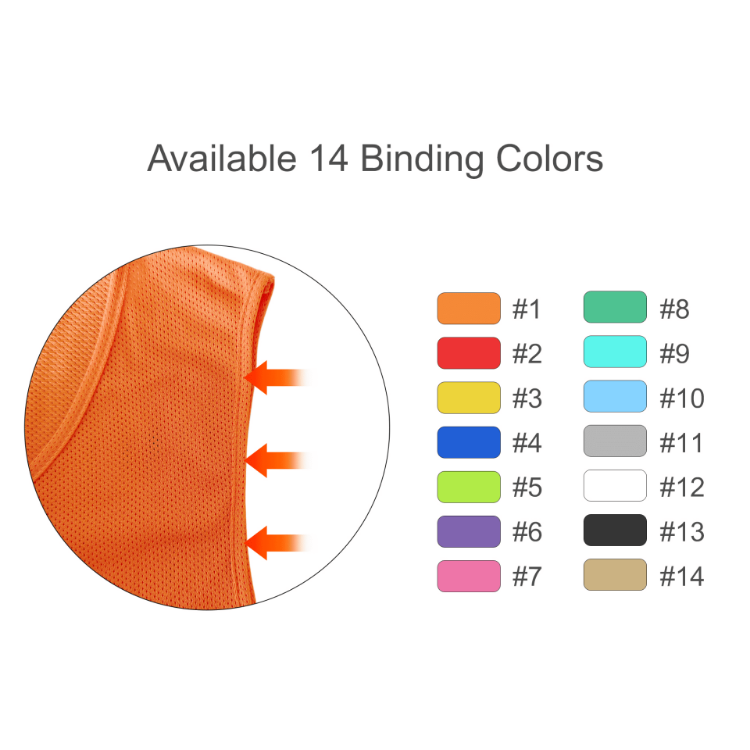 Picture of 100% Polyester Mesh Sublimated Training Bib