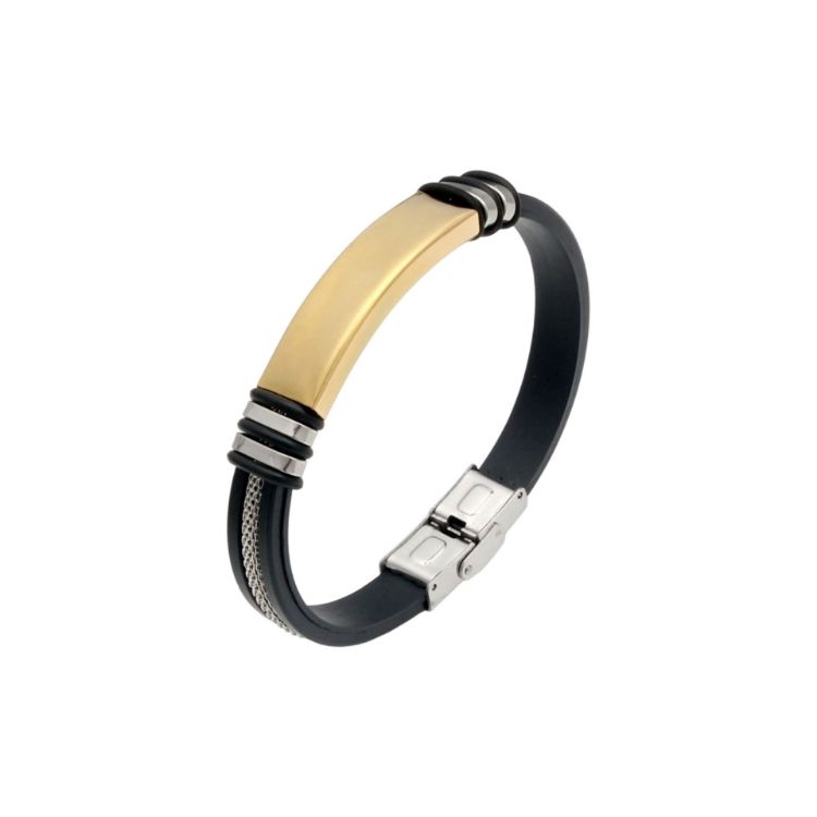 Picture of Buckle Latch Silica Silver Bracelet