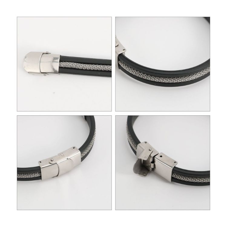 Picture of Buckle Latch Silica Silver Bracelet