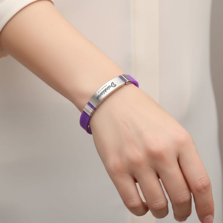 Picture of Colour Metal Folding Lock Clasp Bangle