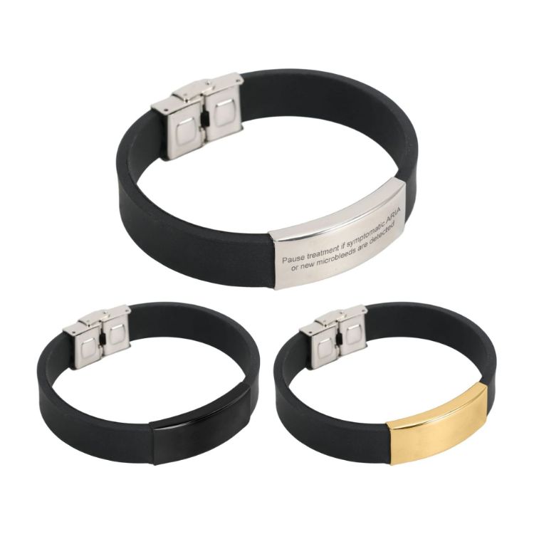 Picture of Engraved Stainless Steel  Buckle Latch Bracelet