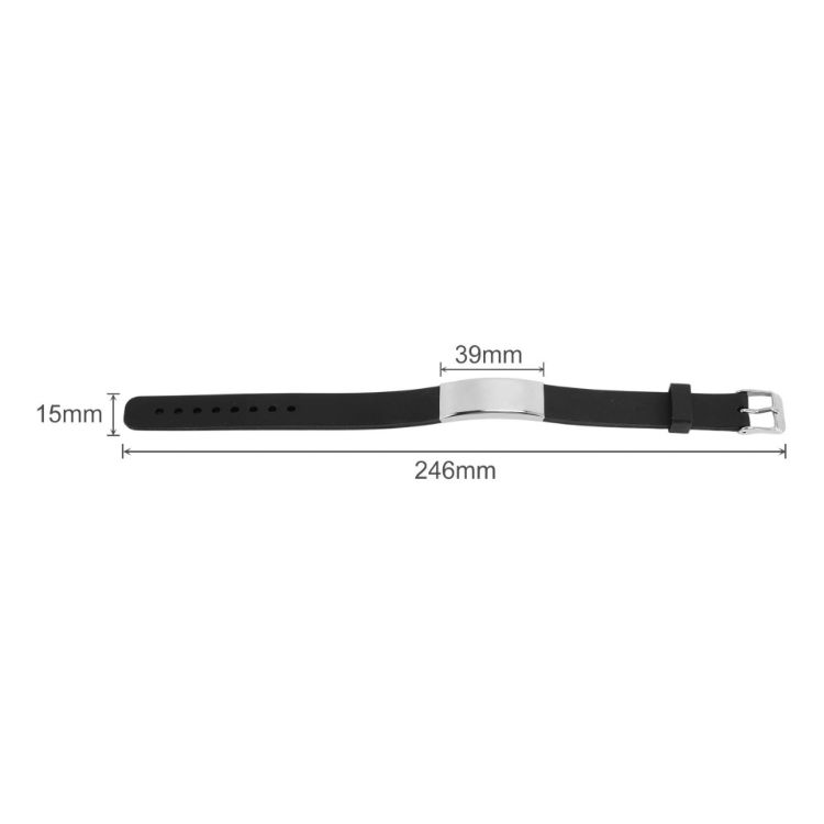 Picture of Engraved Stainless Steel Bracelet