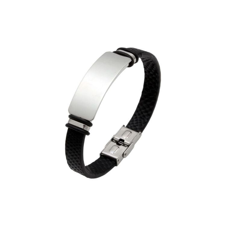 Picture of Engraved Leather Bracelet