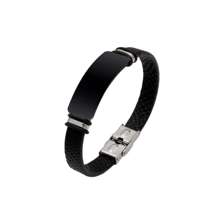 Picture of Engraved Leather Bracelet