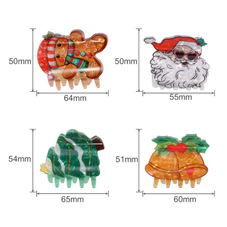 Picture of Christmas Hair Claws A