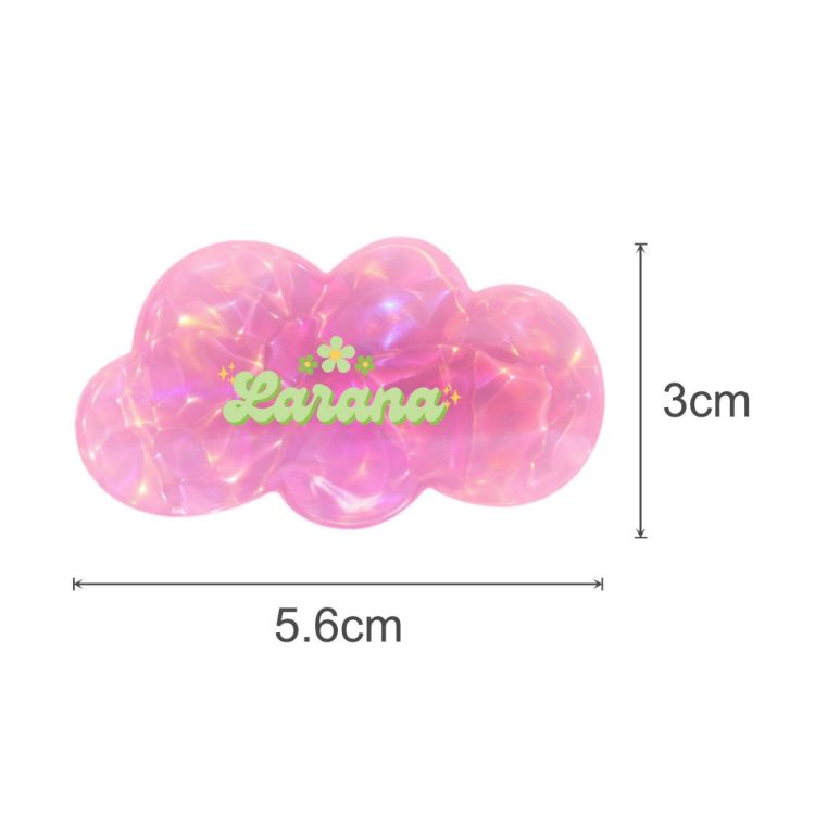 Picture of Cloud Iridescent Alligator Hair Clip