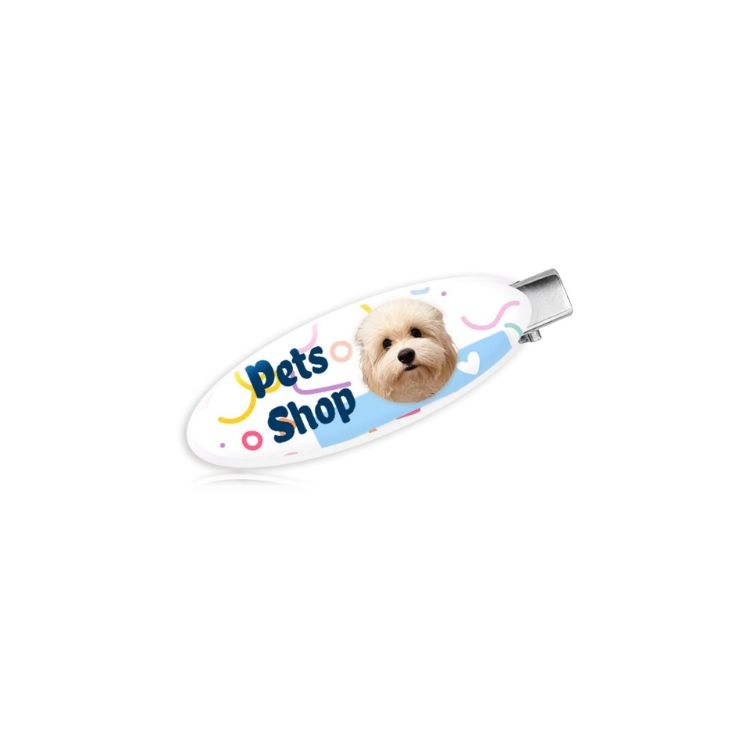 Picture of Oval Acrylic Hair Clip