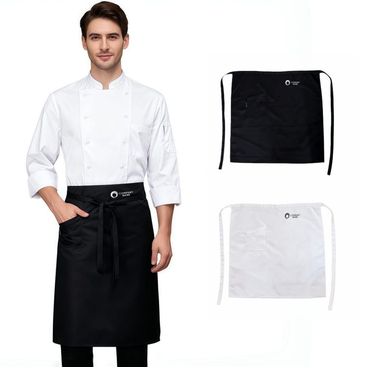 Picture of 100% Polyester Half Apron With Pocket
