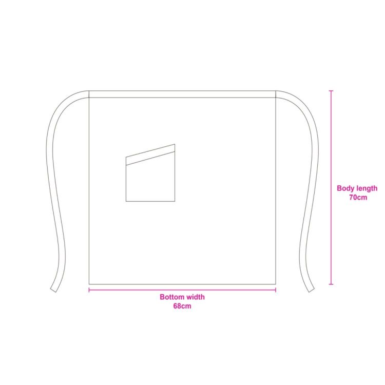 Picture of 100% Polyester Half Apron With Pocket