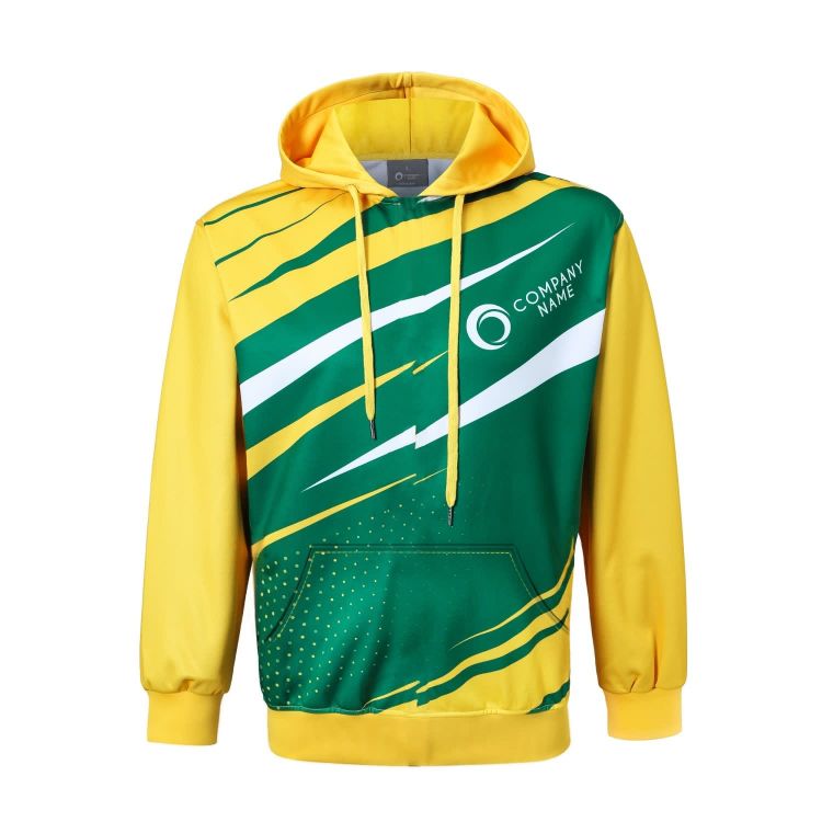 Picture of Unisex Adults Polyester Spandex Sublimated Hoodie With Pocket