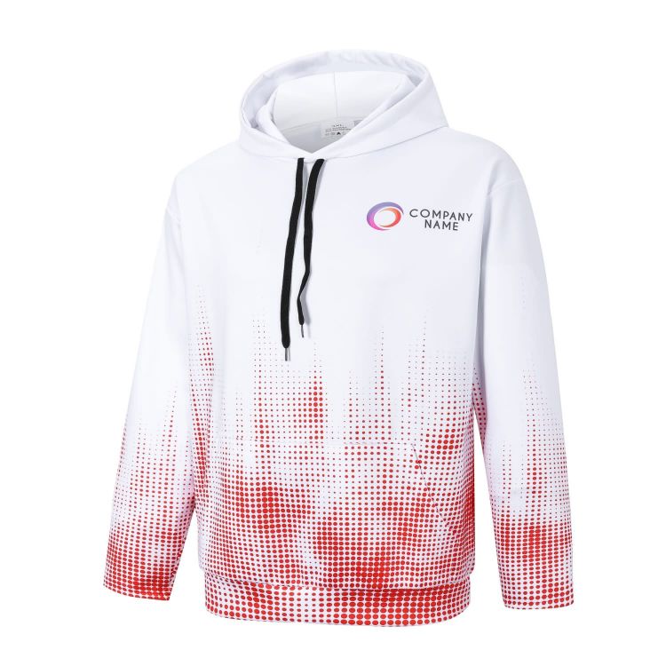Picture of Unisex Adults Polyester Spandex Sublimated Hoodie With Pocket