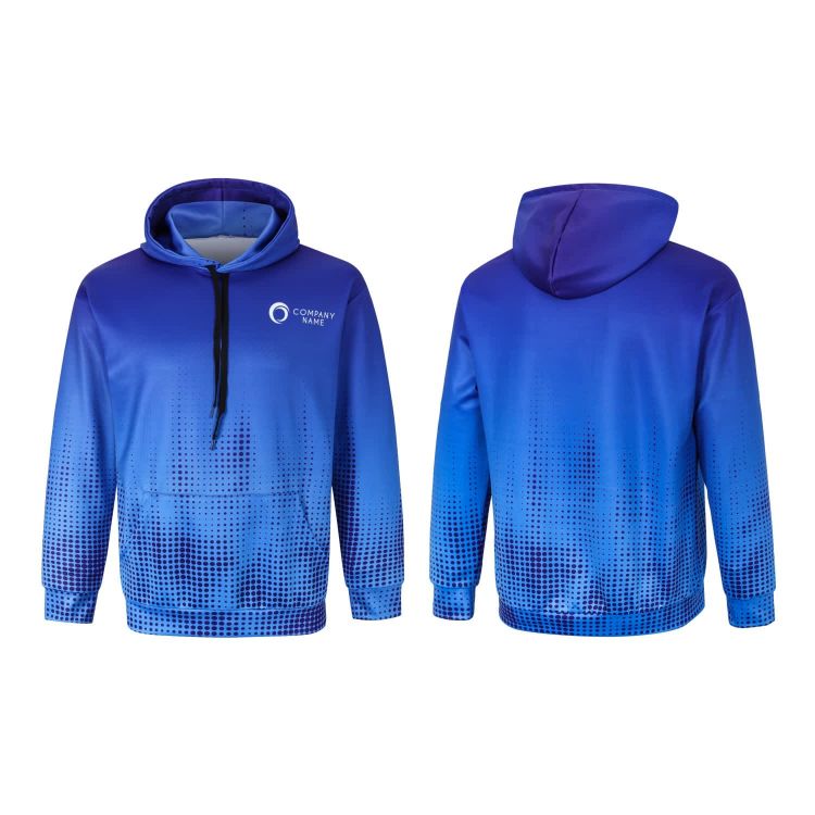 Picture of Unisex Adults Polyester Spandex Sublimated Hoodie With Pocket